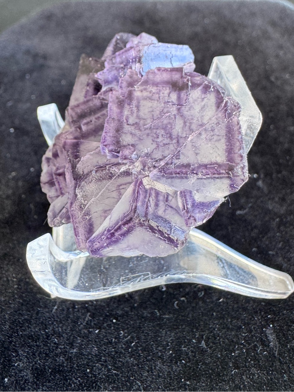 Flourite Purple Edge Huanggangliang Mine- Inner Mongolia - Picture 6 of 9